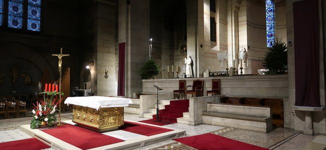 autel église